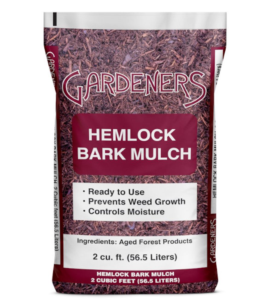 Gardeners, Hemlock Bark Mulch, 2 cu. ft.