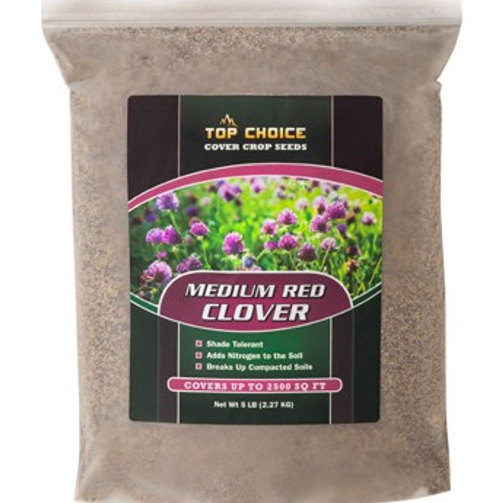 Top Choice, Medium Red Clover Seed, 5 lb
