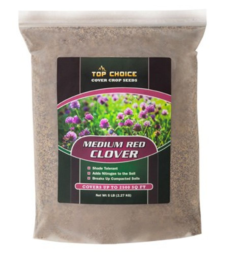 Top Choice, Medium Red Clover Seed, 5 lb