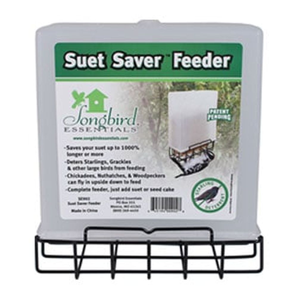 Songbird Essentials Suet Saver Bird Feeder