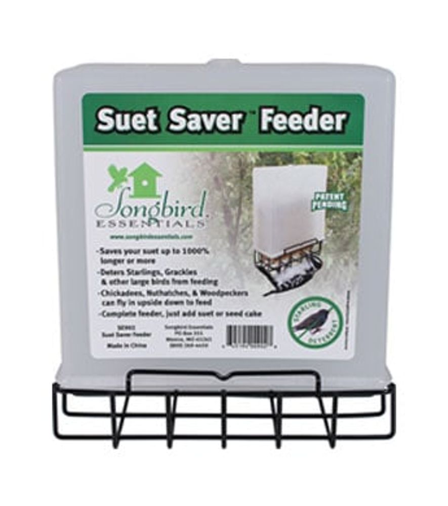 Songbird Essentials Suet Saver Bird Feeder