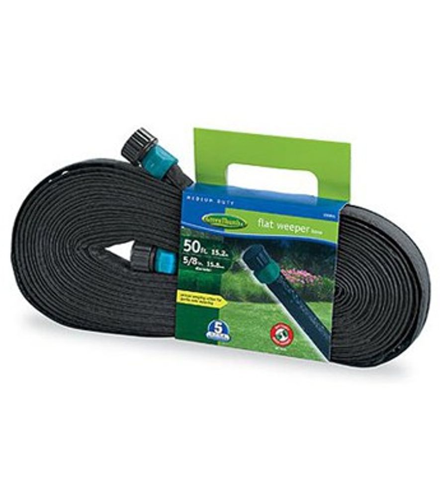 Green Thumb Flat Weeper & Soaker Hose, 50 ft.