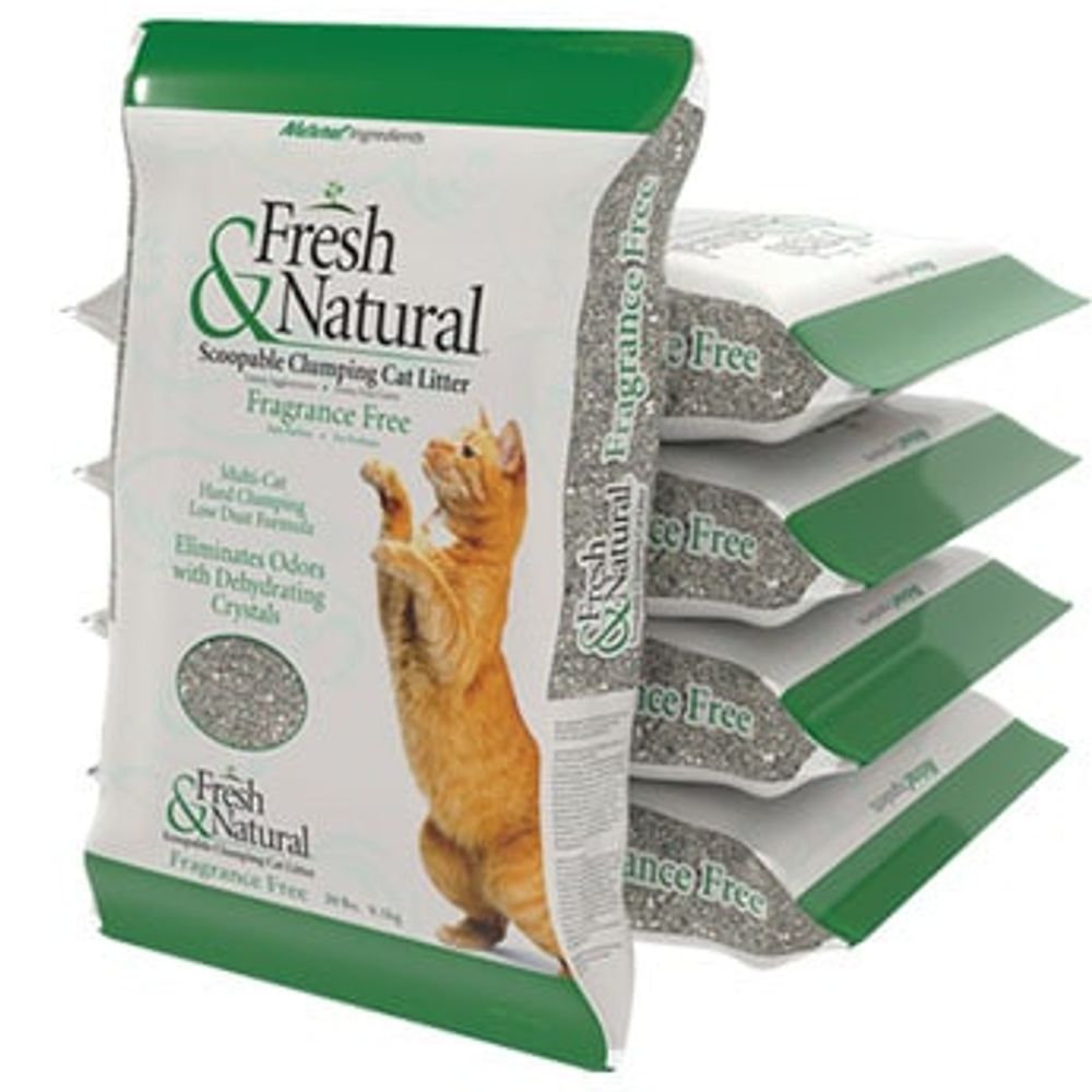 Fresh & Natural, Unscented Scoopable Cat Litter