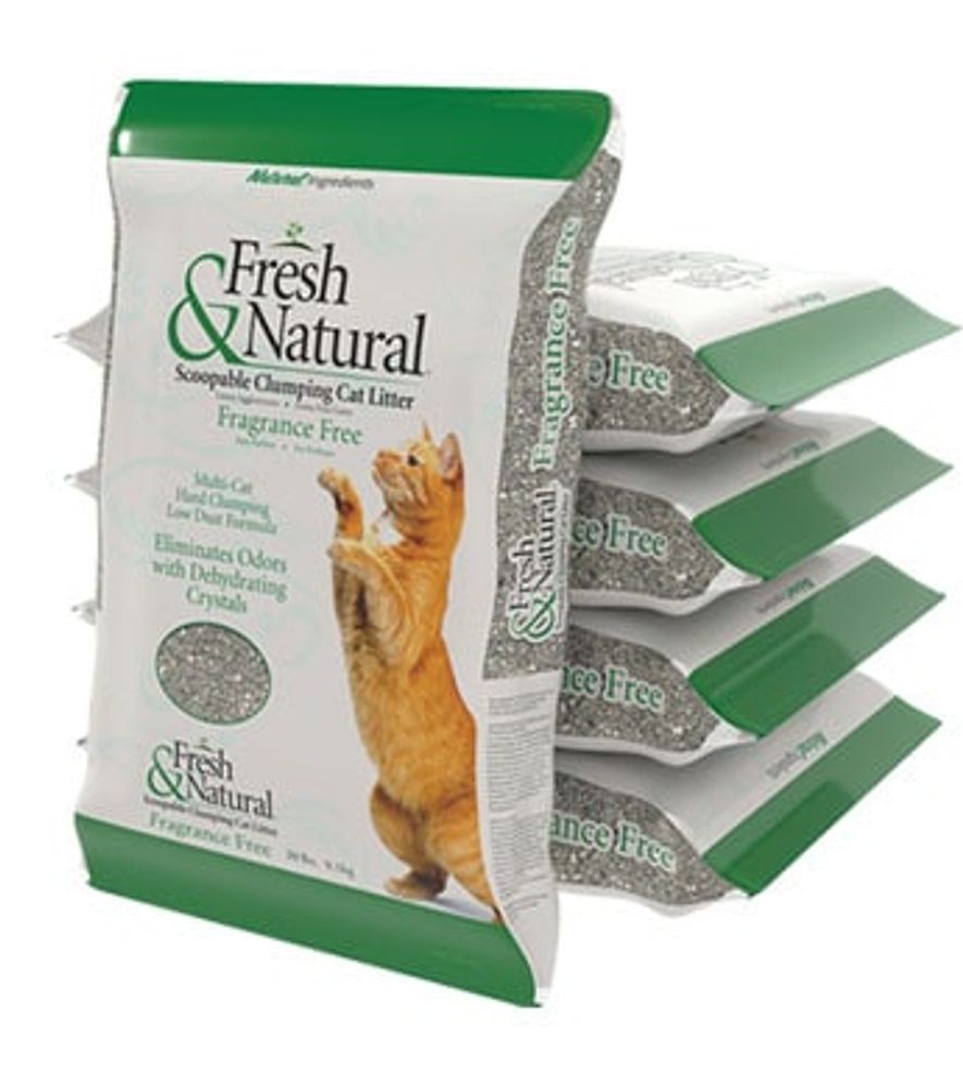 Fresh & Natural, Unscented Scoopable Cat Litter