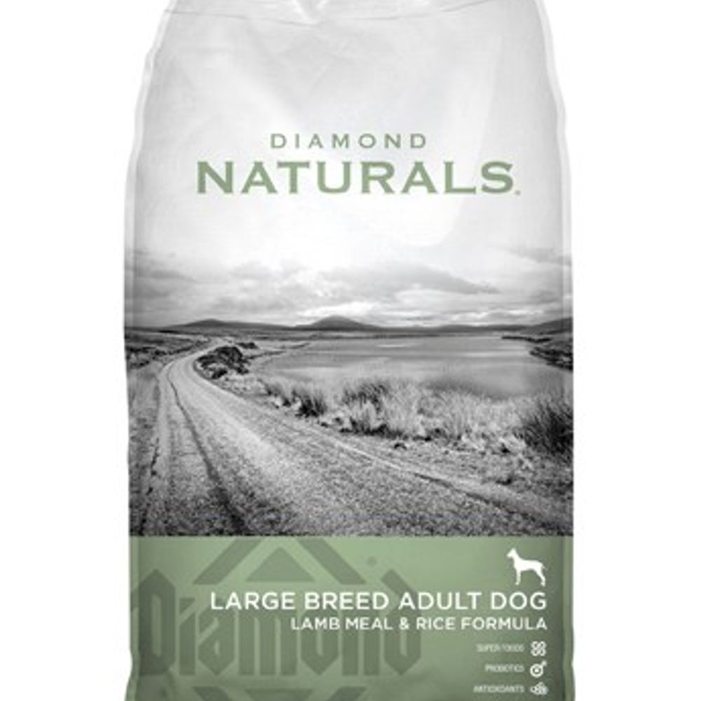 Diamond Naturals, Large Breed Lamb & Rice Dog Food, 40 lb
