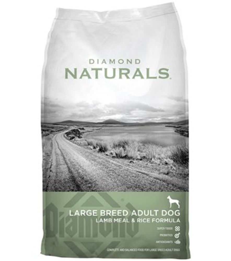 Diamond Naturals, Large Breed Lamb & Rice Dog Food, 40 lb