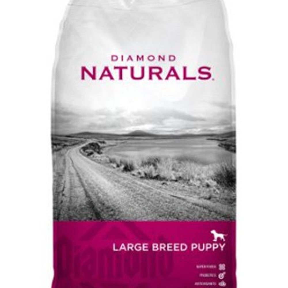 Diamond Naturals, Large Breed Lamb & Rice Puppy Food, 40 lb