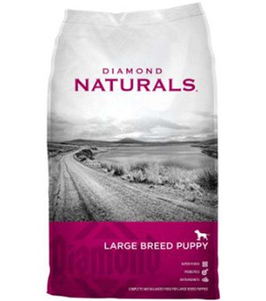 Diamond Naturals, Large Breed Lamb & Rice Puppy Food, 40 lb