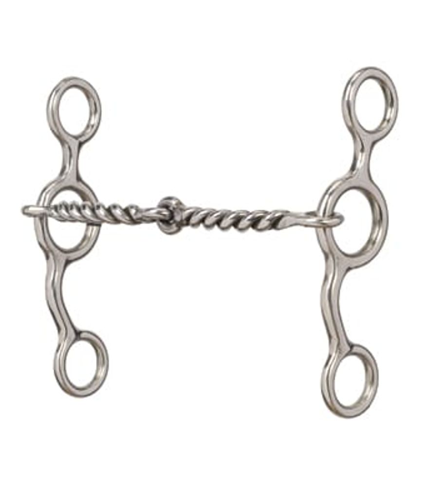 Weaver Leather All Purpose Bit with 5" Sweet Iron Twisted Wire Snaffle Mouth