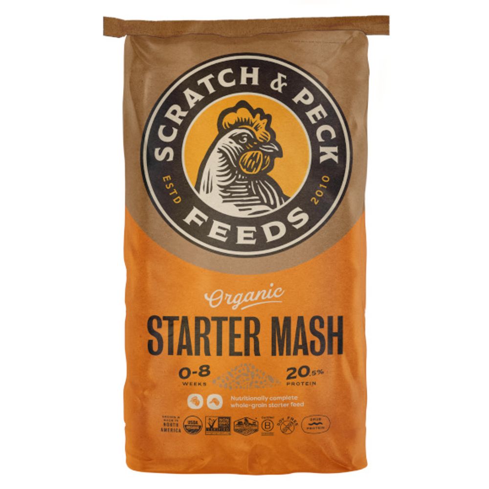 Scratch & Peck, Naturally Free Starter Mash, 40 lb