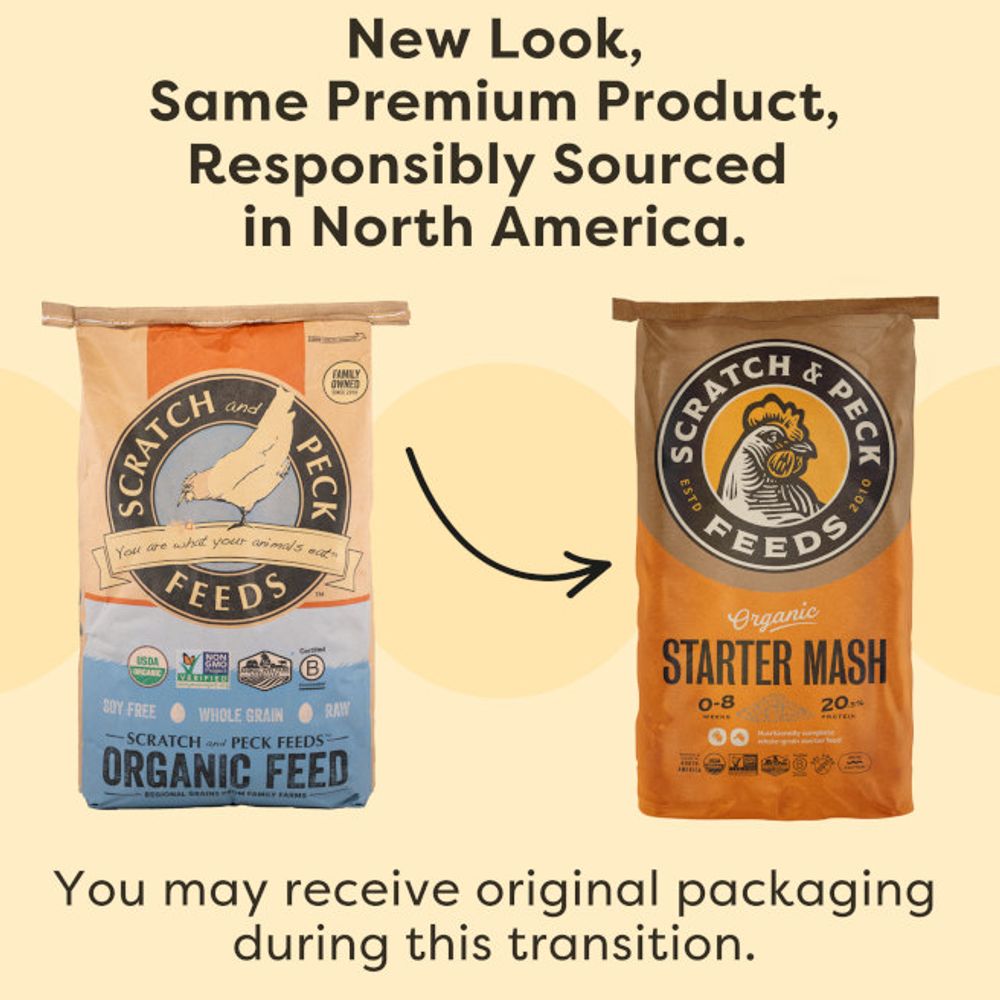 Scratch & Peck, Naturally Free Starter Mash, 40 lb
