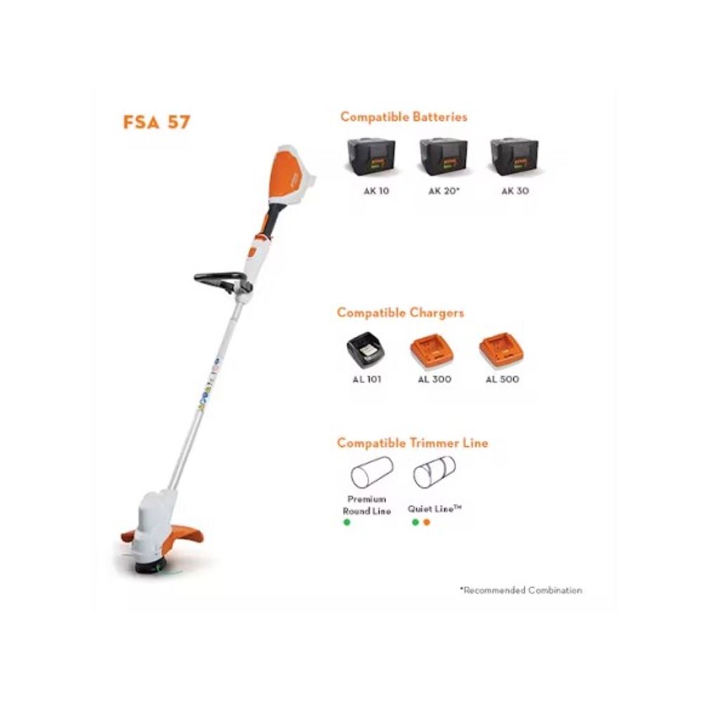 STIHL, FSA 57 Battery Powered Trimmer
