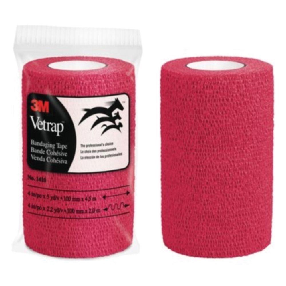 3M Vetrap 1410R Bandaging Tape, Red