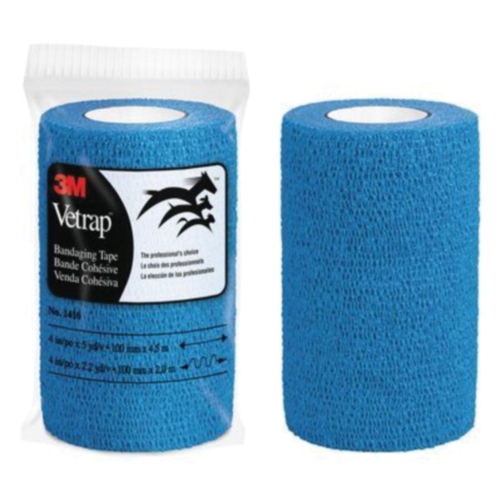 3M Vetrap 1410B Bandaging Tape, Blue