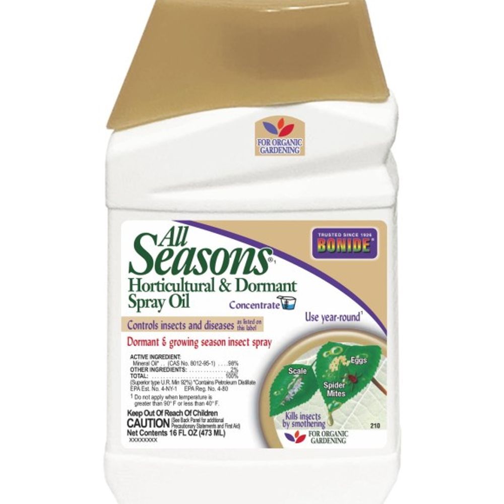 Bonide, All Seasons Horticultural & Dormant Spray Oil Concentrate, 16 oz