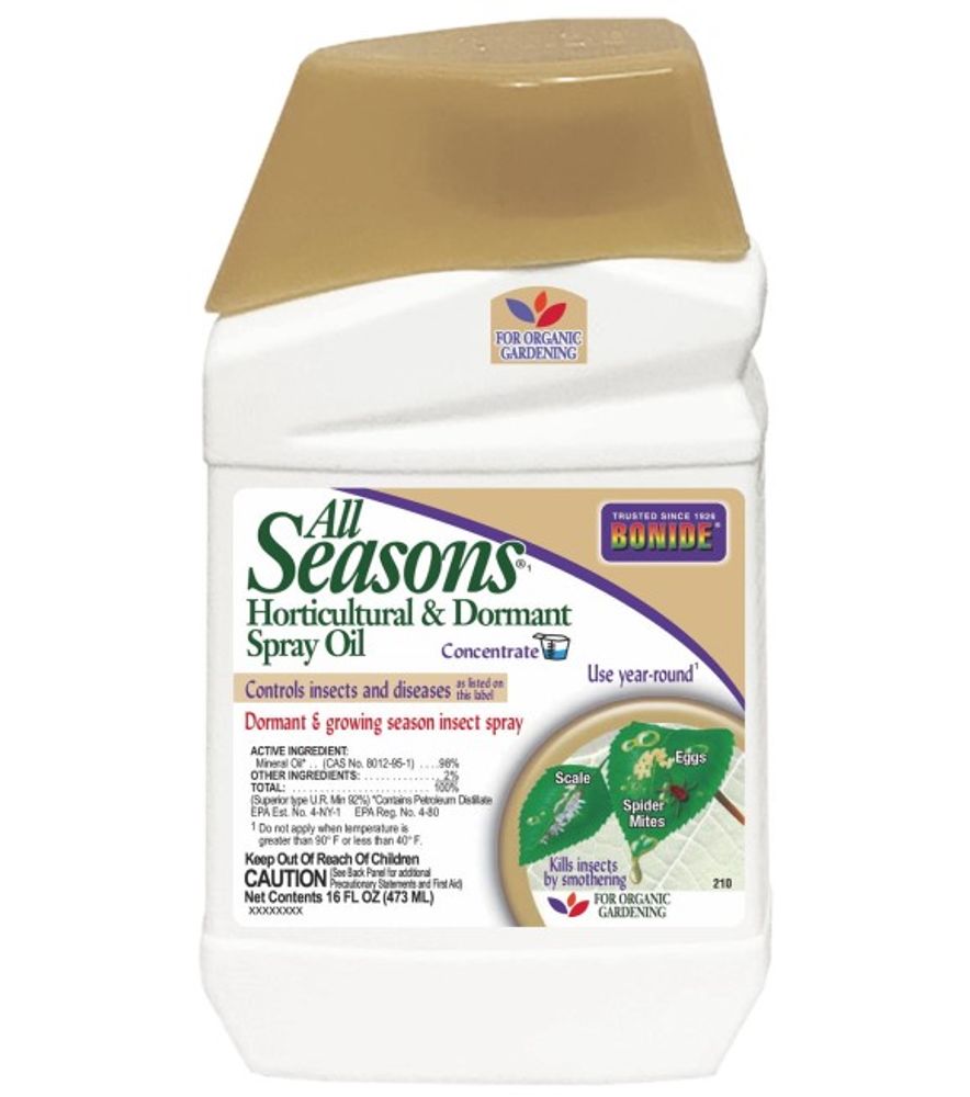 Bonide, All Seasons Horticultural & Dormant Spray Oil Concentrate, 16 oz