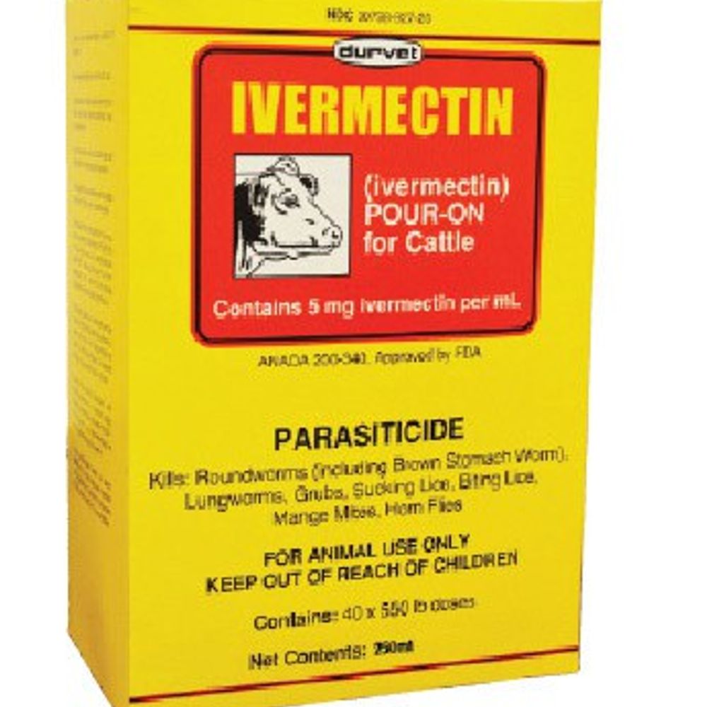 Durvet, Ivermectin Pour On, 250 ml