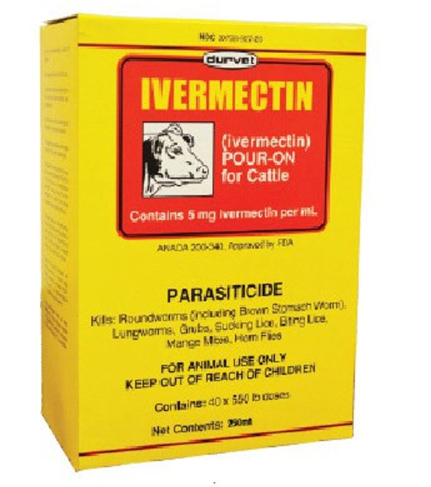 Durvet, Ivermectin Pour On, 250 ml