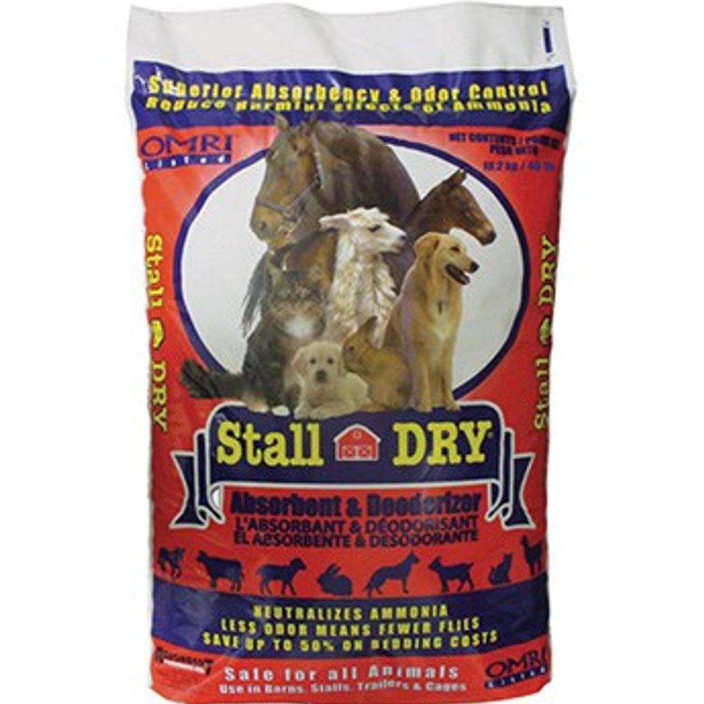 Stall Dry Absorbent Deodorizer, 40 lb