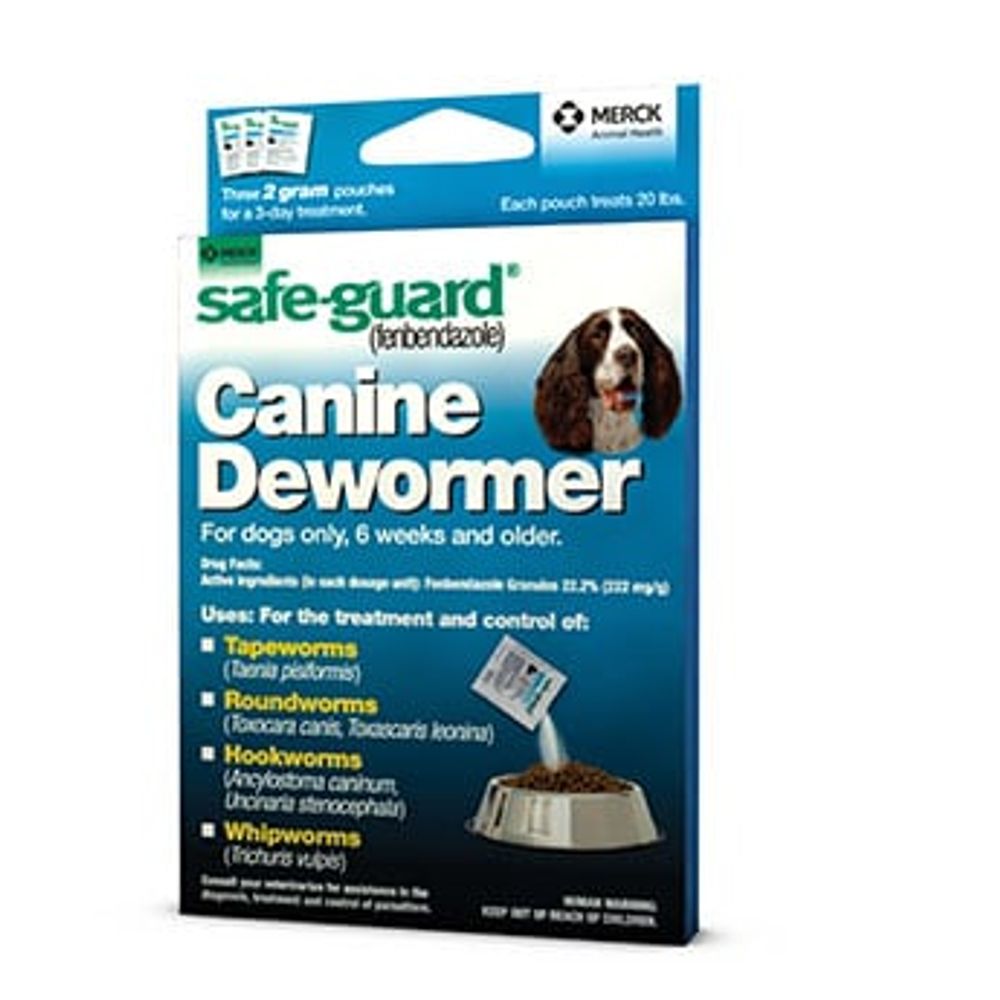 Safe-Guard Canine Dewormer 2 gm., 20 lb.
