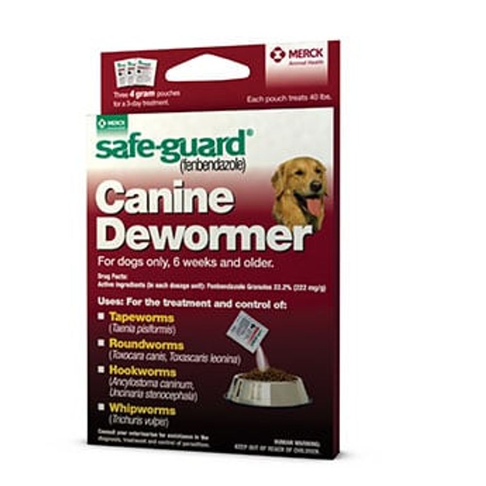 Safe-Guard Canine Dewormer 4 gm., 40 lb.
