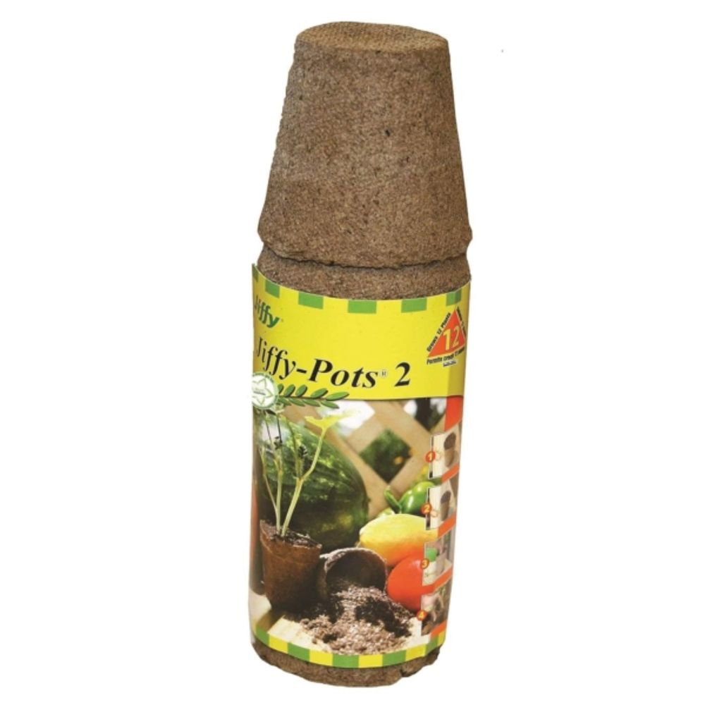 Jiffy Peat Moss Pots, 2-Inch, 12 pk.