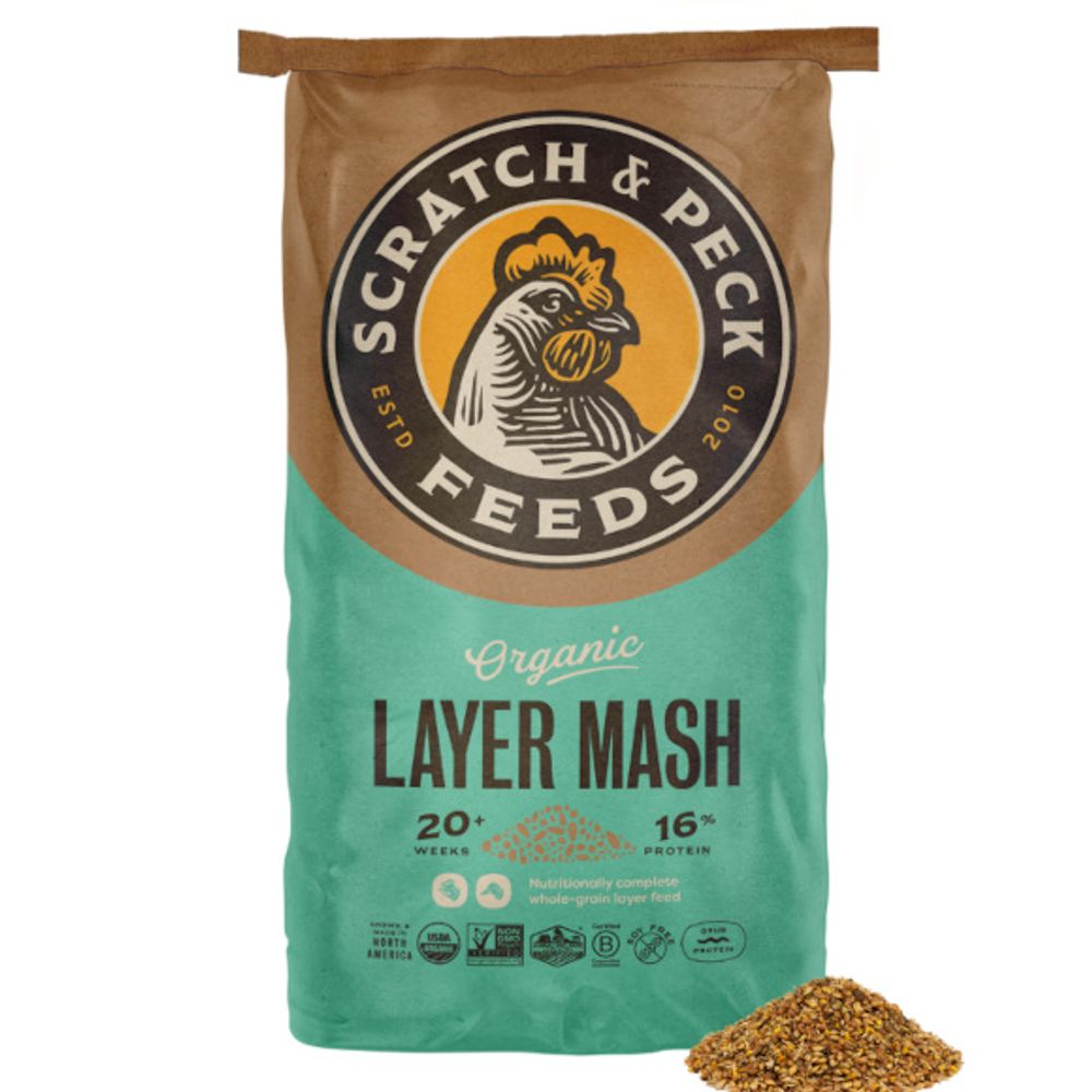 Scratch & Peck, Naturally Free Layer Mash, 40 lb