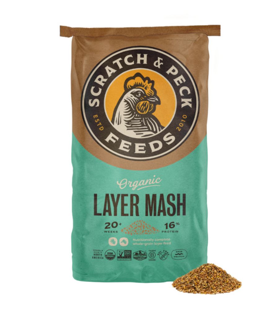 Scratch & Peck, Naturally Free Layer Mash, 40 lb