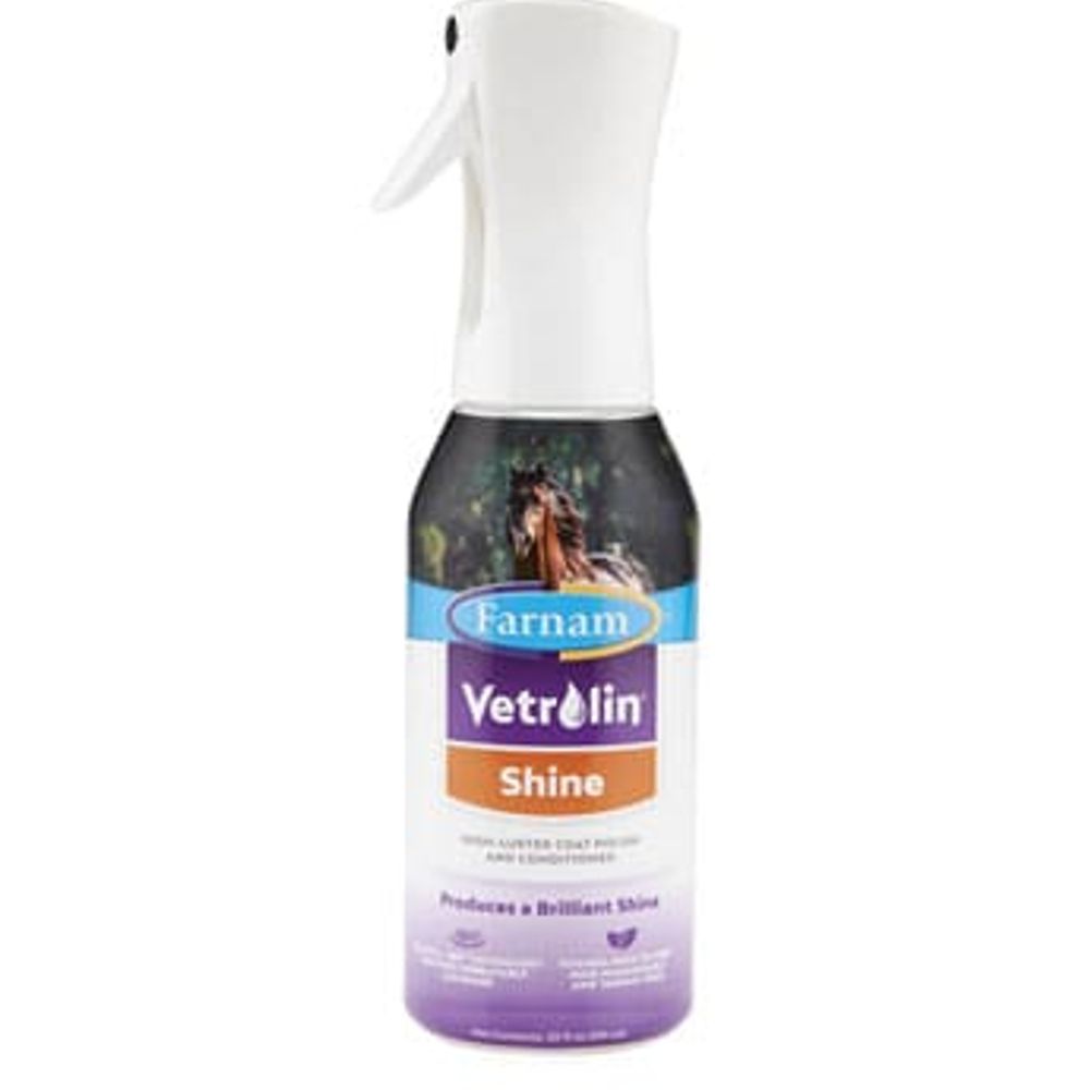 Farnam, Vetrolin Shine High-Luster Coat Polish and Conditioner