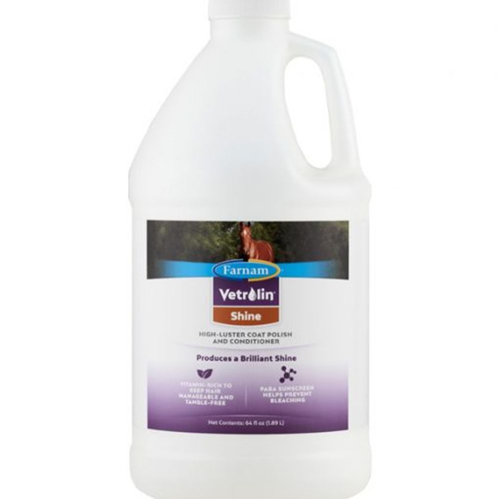 Farnam, Vetrolin Shine High-Luster Coat Polish and Conditioner