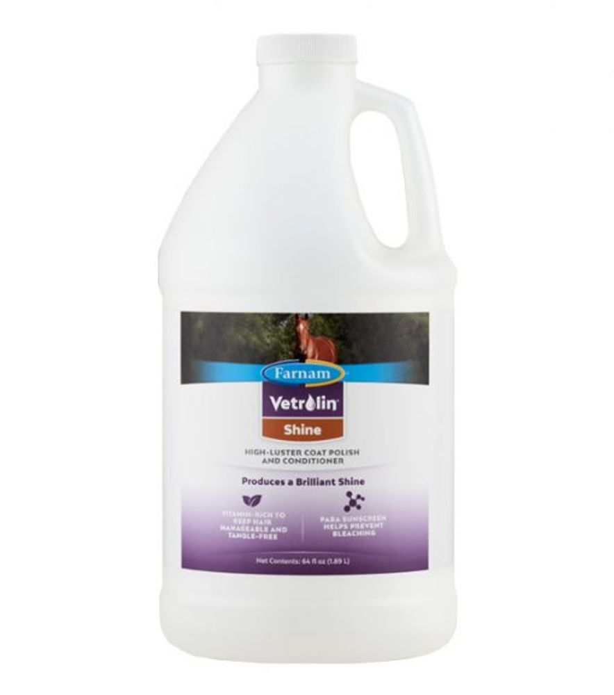 Farnam, Vetrolin Shine High-Luster Coat Polish and Conditioner
