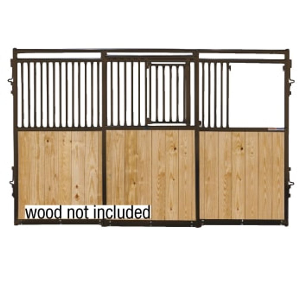 Priefert, 12' Premier Brown Stall Front