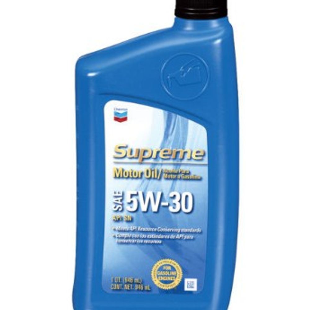 Chevron Supreme Motor Oil 5W30 1 Qt.