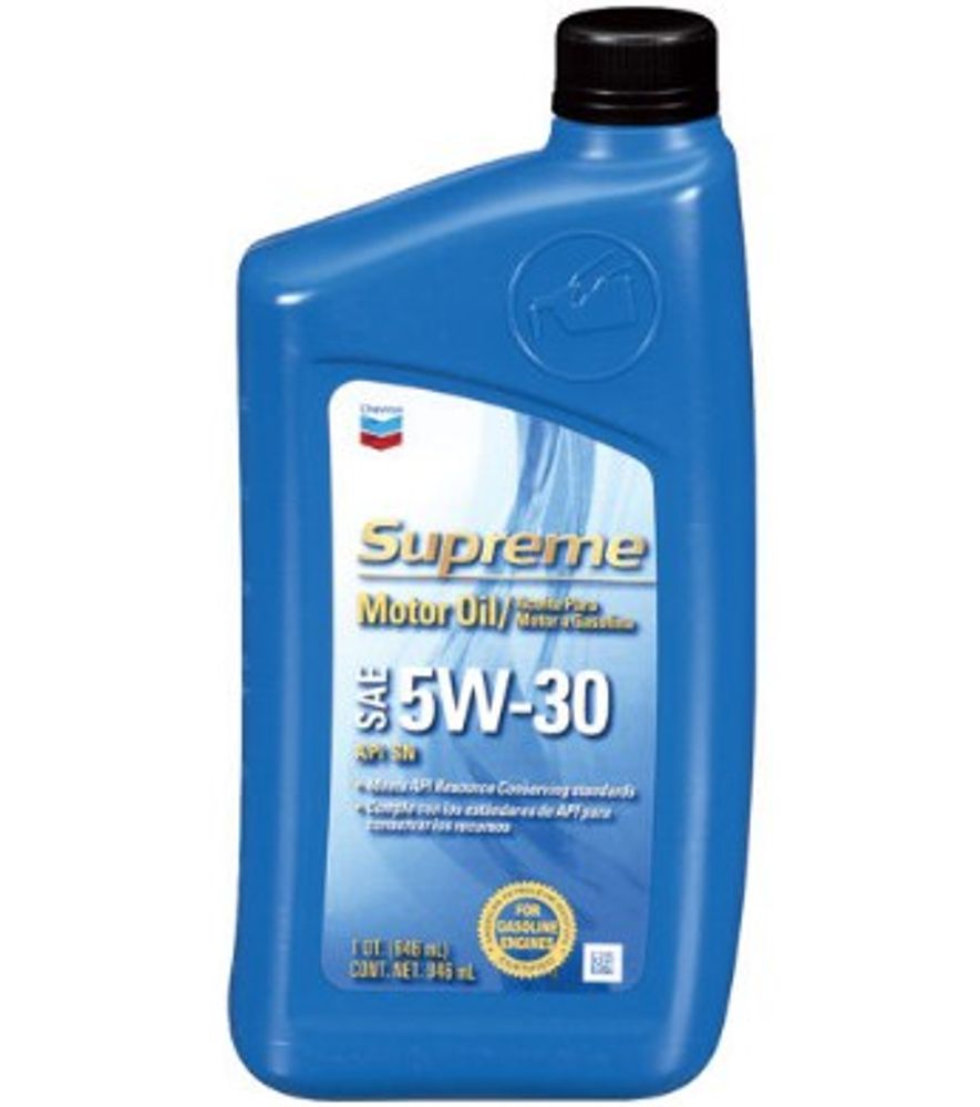 Chevron Supreme Motor Oil 5W30 1 Qt.