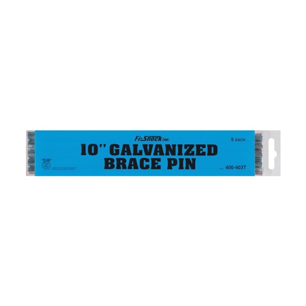 Powerfields Galvanized Brace Pin, 10 in., 5 pk. 