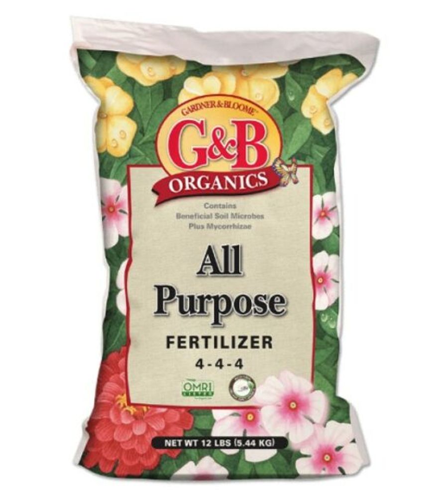 G&B Organics, All-Purpose 4-4-4 Fertilizer
