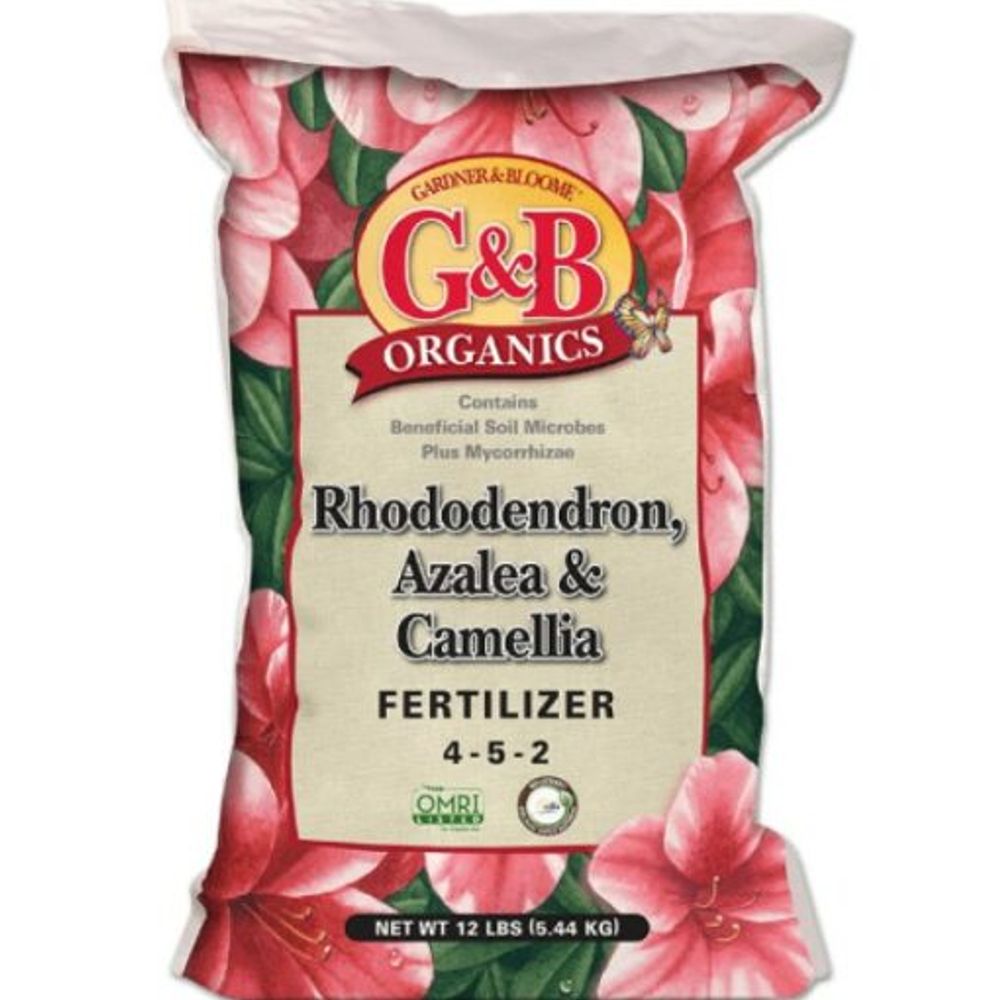 G&B Organics, 4-5-2 Rhododendron, Azalea & Camellia Fertilizer