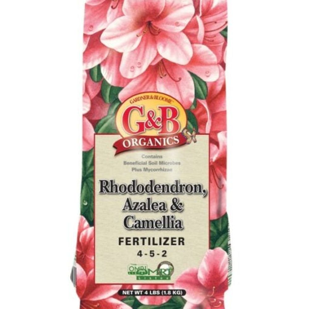 G&B Organics, 4-5-2 Rhododendron, Azalea & Camellia Fertilizer