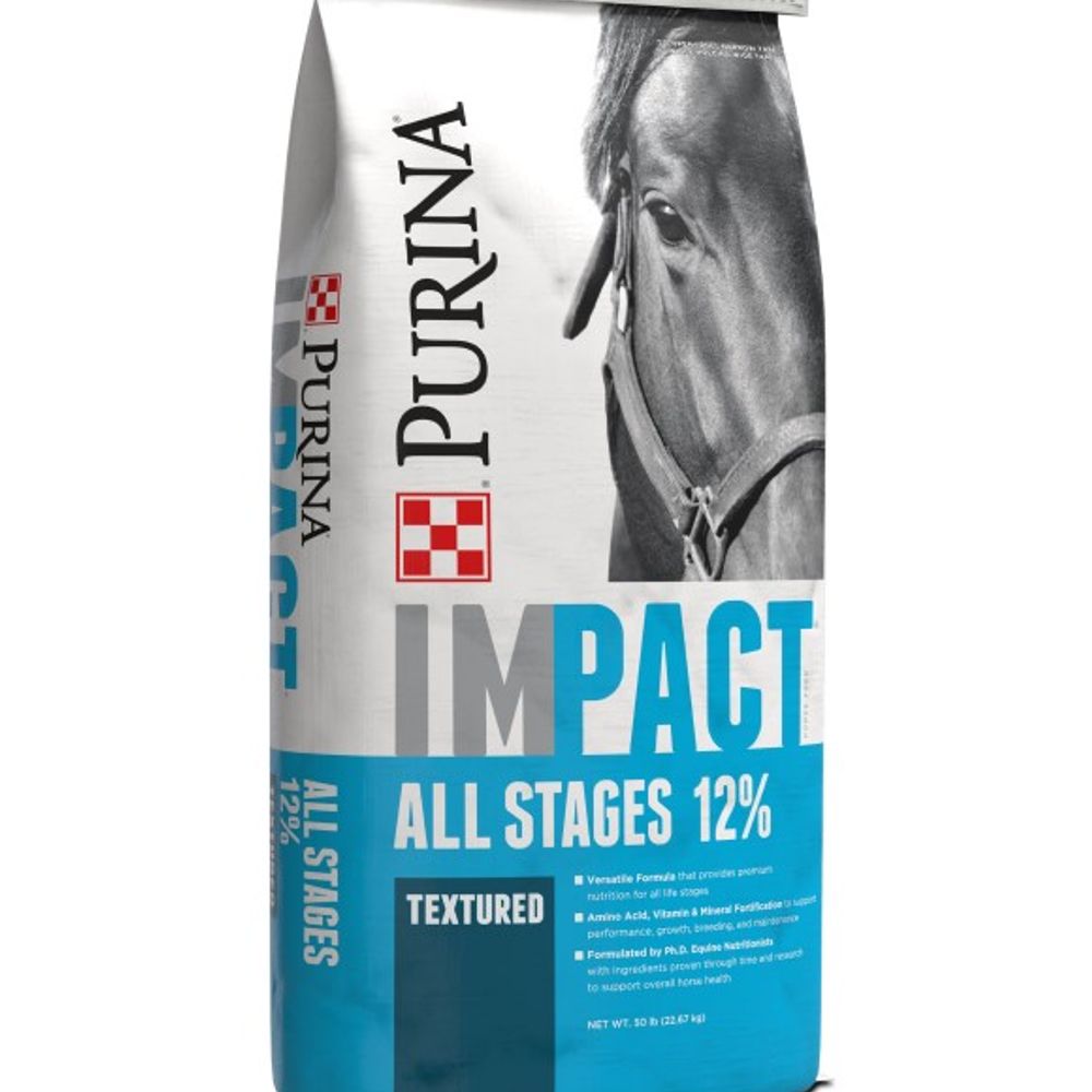 Purina, Impact All Stages 12% Textured, 50 lb