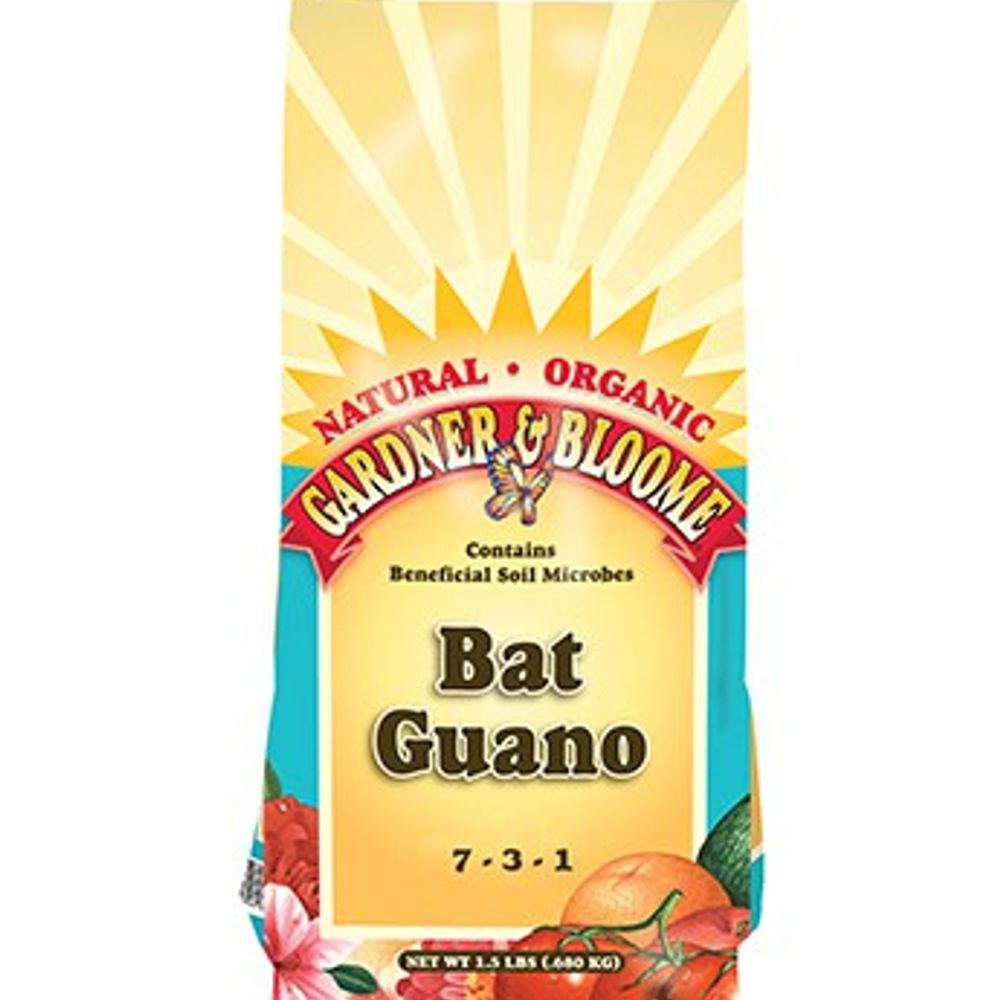 G&B Organics, Bat Guano, 1.5 lb 