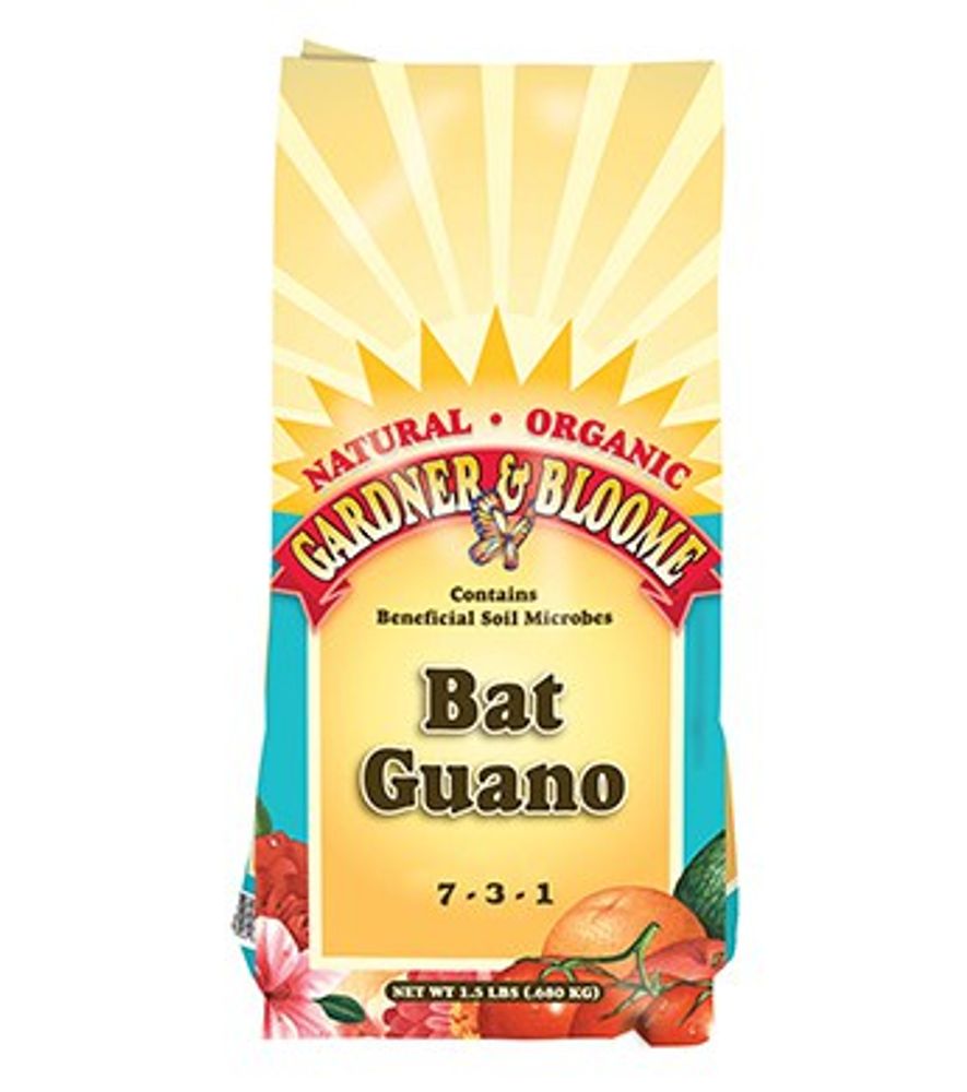G&B Organics, Bat Guano, 1.5 lb