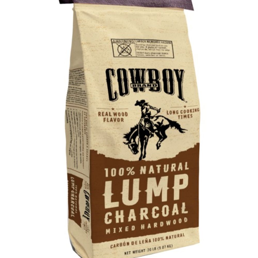 Cowboy Hardwood Lump Charcoal, 20 lb