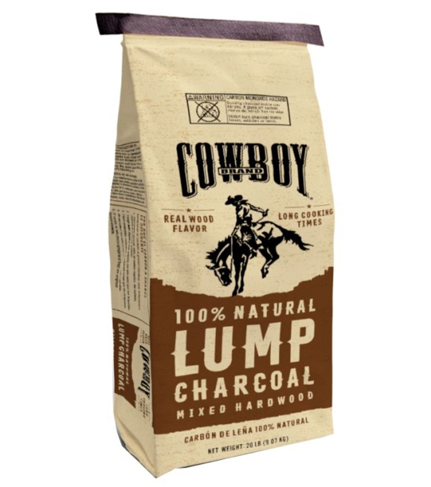 Cowboy Hardwood Lump Charcoal, 20 lb