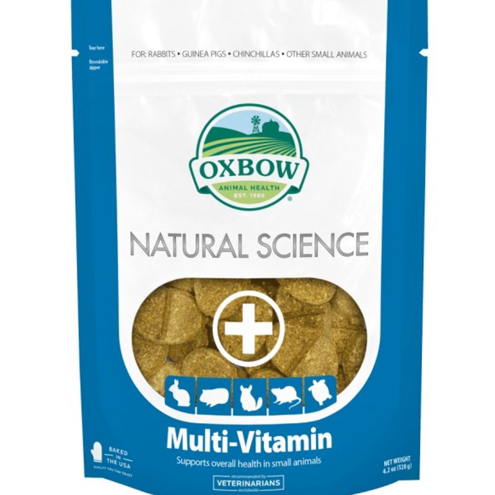Oxbow, Natural Science Multi Vitamin Supplement, 60 ct