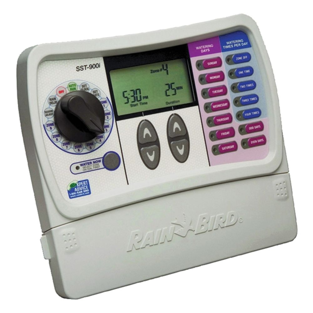 Rain Bird 6-Station Watering Indoor Timer, Underground Sprinkler Systems