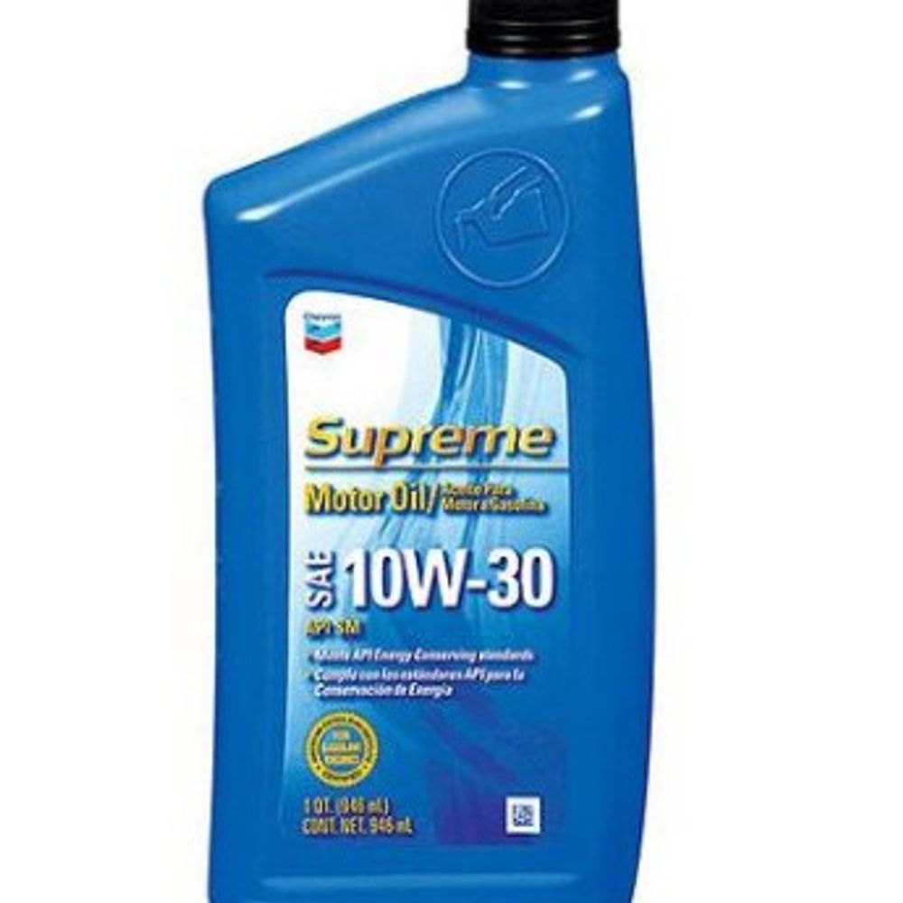 Chevron Supreme Motor Oil 10W30 1 Qt.