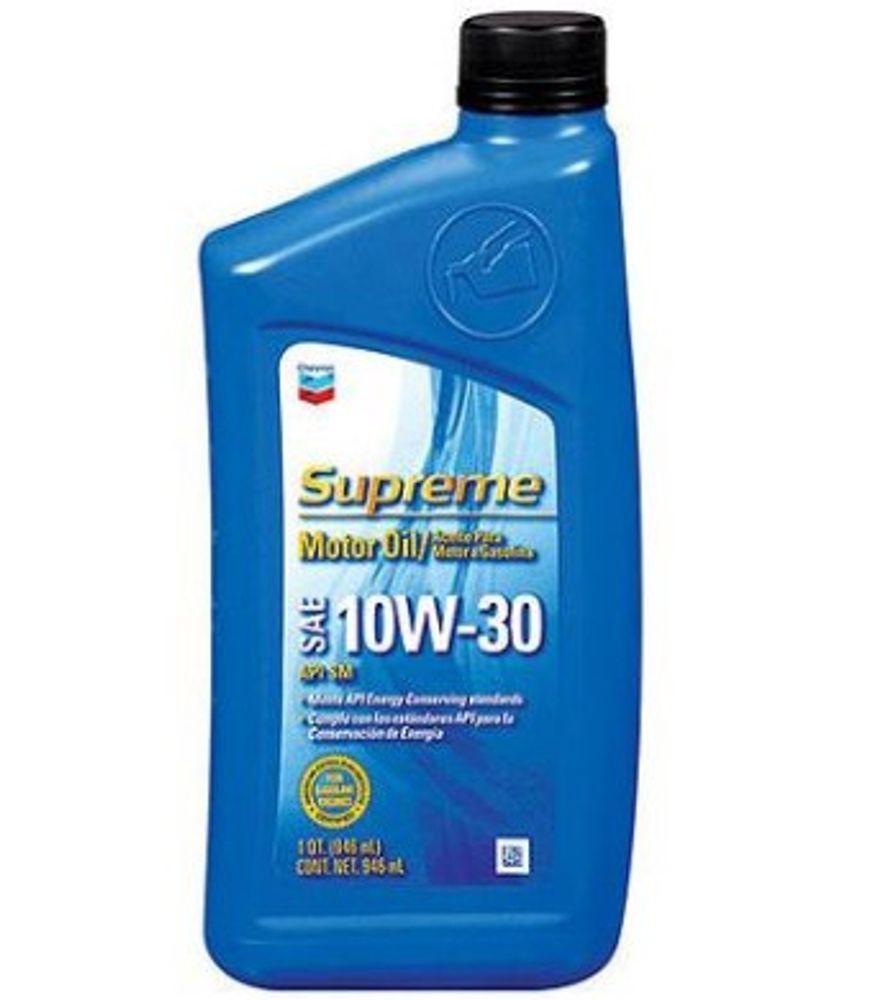 Chevron Supreme Motor Oil 10W30 1 Qt.