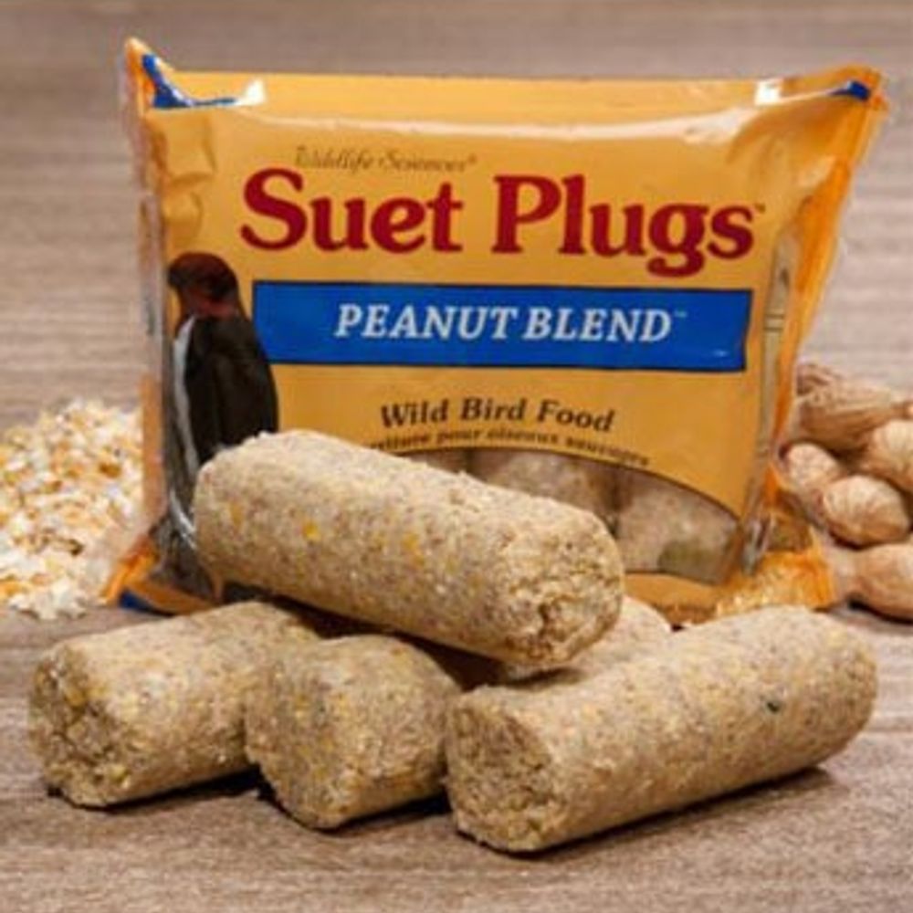 Wildlife Sciences Peanut Suet Plugs, 4 pack.