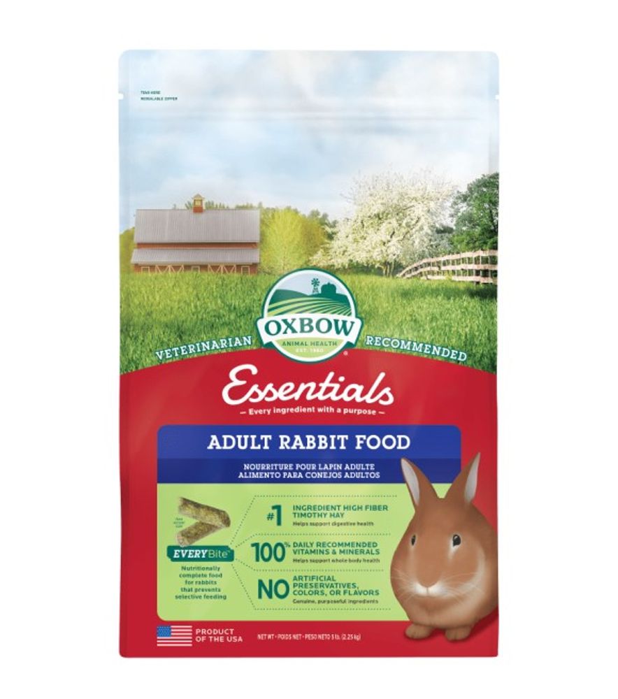 Oxbow, Essentials Adult Rabbit Food, 5 lb