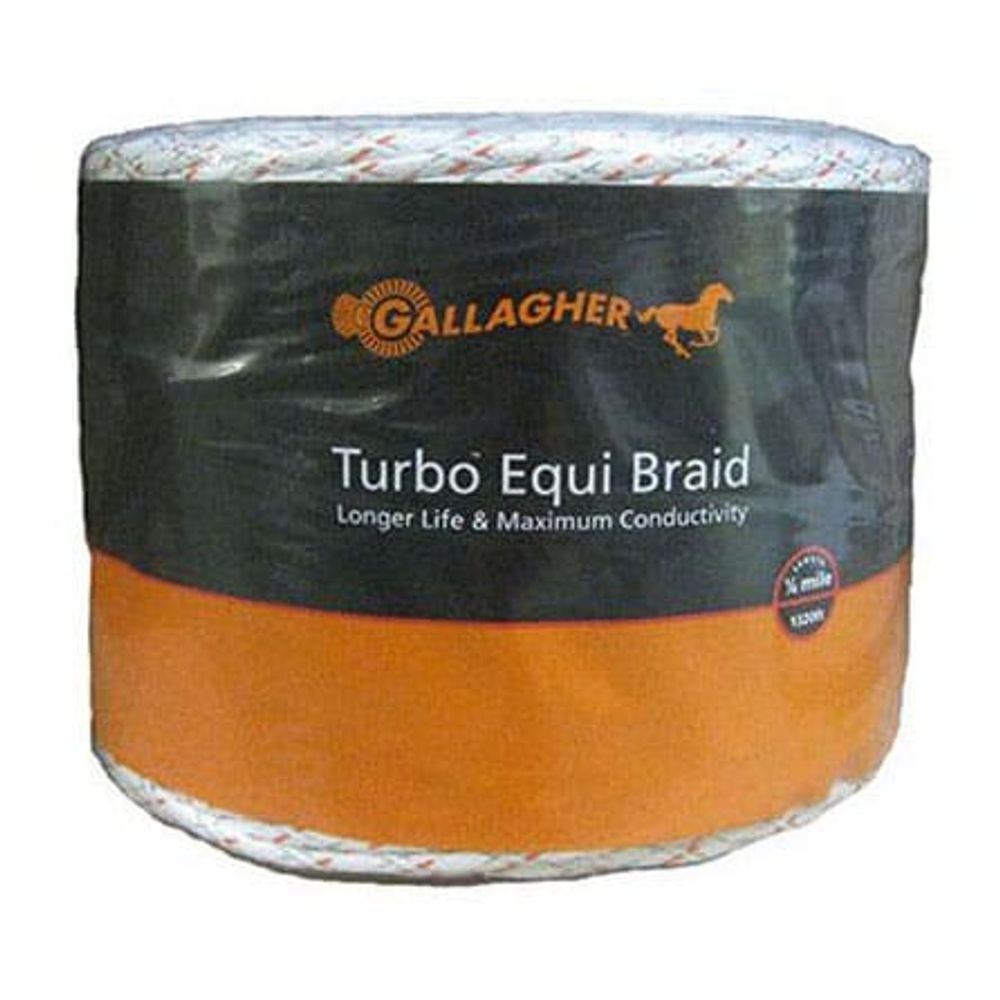 Gallagher Electric Fence Turbo Equibraid, 1/16 in. X 1,312 ft.